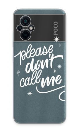 Don't call