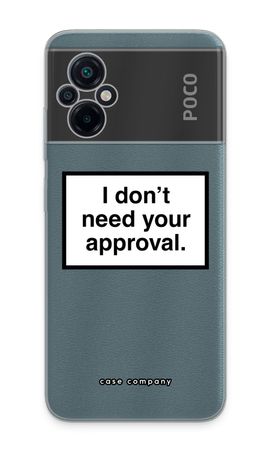 Don't need approval