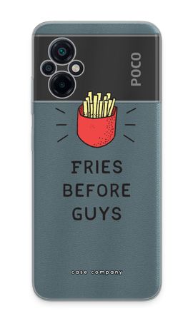 Fries before guys