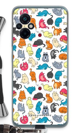 Colourful cats