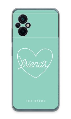 Friends heart pastel