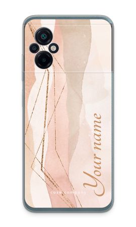 Gold Lines Namecase - Blush