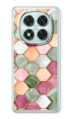 Hexagons in stained glass