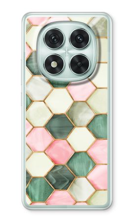 Hexagons in stained glass