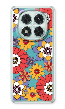 Retro Flowers - Blue