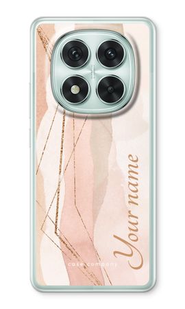 Gold Lines Namecase - Blush