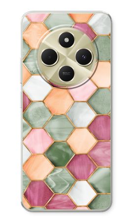 Hexagons in stained glass