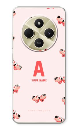 Rosy Butterflies Monogram