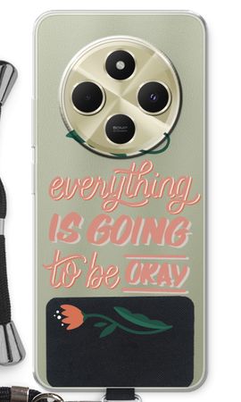 Optimistic flower girl