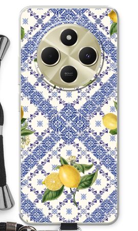 Blue tiles and lemons