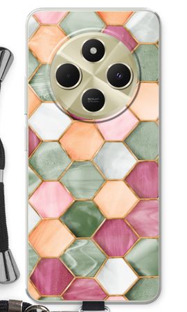 Hexagons in stained glass