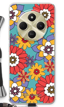 Retro Flowers - Blue