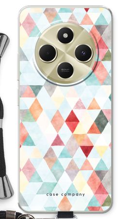 Coloured triangles pastel