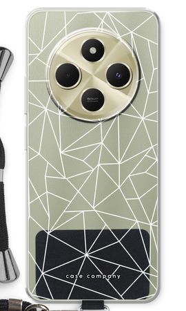 Geometric lines white