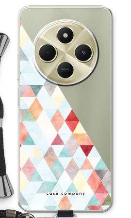 Coloured triangles pastel