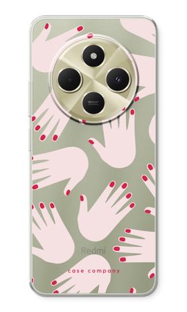 Hands pink