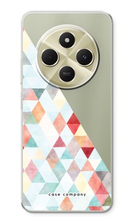 Coloured triangles pastel