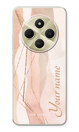 Gold Lines Namecase - Blush