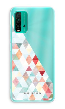 Coloured triangles pastel