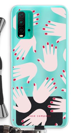Hands pink