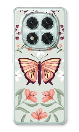 Butterfly in a floral world