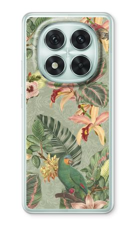 Tropical jungle parrot