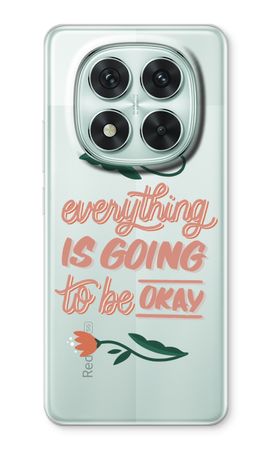 Optimistic flower girl