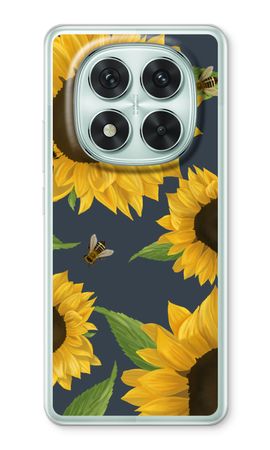 Sunflower and bees
