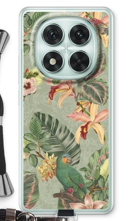 Tropical jungle parrot