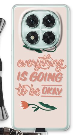 Optimistic flower girl