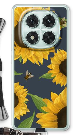 Sunflower and bees