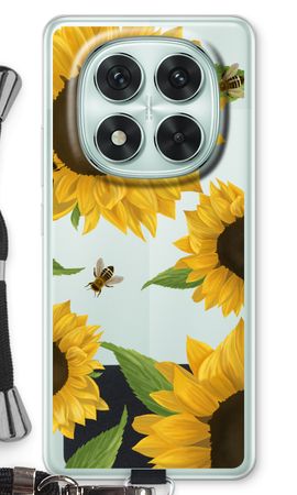 Sunflower and bees