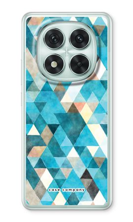 Coloured triangles blue