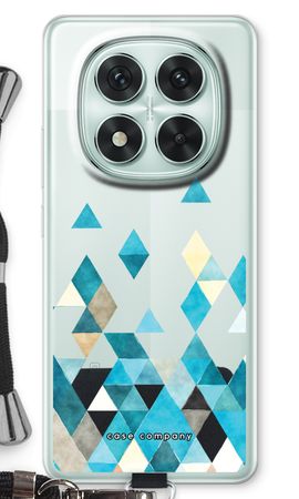 Coloured triangles blue