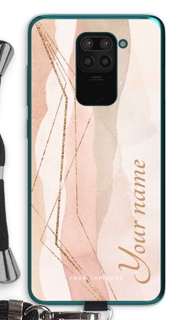 Gold Lines Namecase - Blush