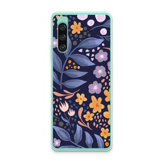 Flowers with blue leaves