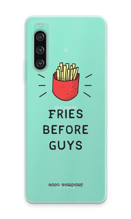 Fries before guys