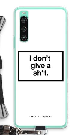 Don't give a shit