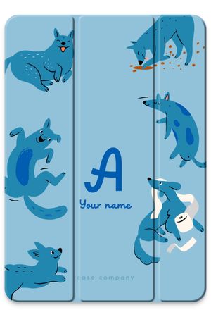 Playful Dogs Monogram