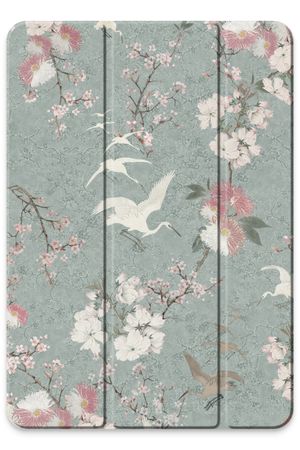 Blüte der japanischen Kranichvögel