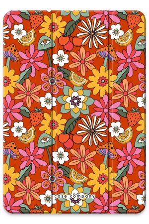 Retro Flowers - Red