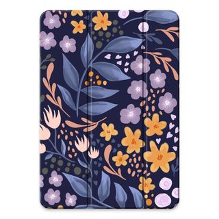 Flowers with blue leaves