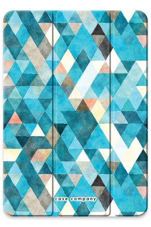Coloured triangles blue