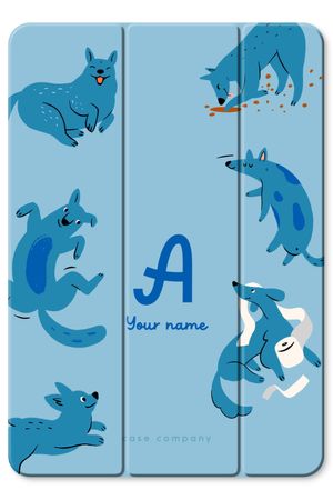 Playful Dogs Monogram