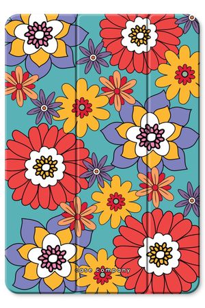 Retro Flowers - Blue