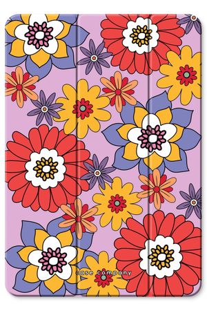 Retro Flowers - Purple