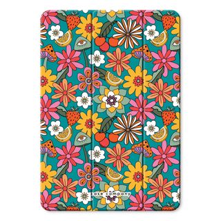 Retro Blumen N°2 - Blau