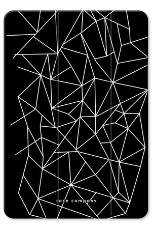 Weiße geometrische Linien