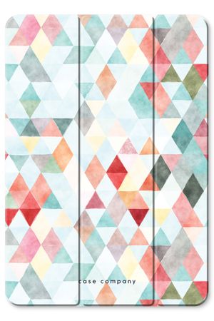 Pastellfarbene Dreiecke