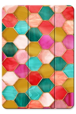 Hexagons in stained glass